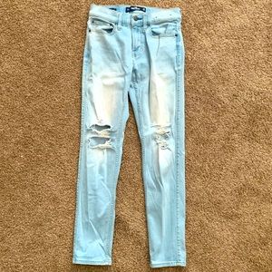 Light blue skinny jeans